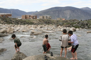 Freshet_in_Pangnirtung,_Nunavut_-e