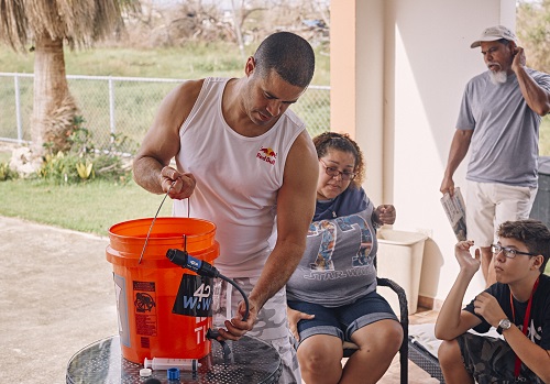 Crazy Legs and Waves for Water Team Up Against Hurricane Maria in Puerto Rico